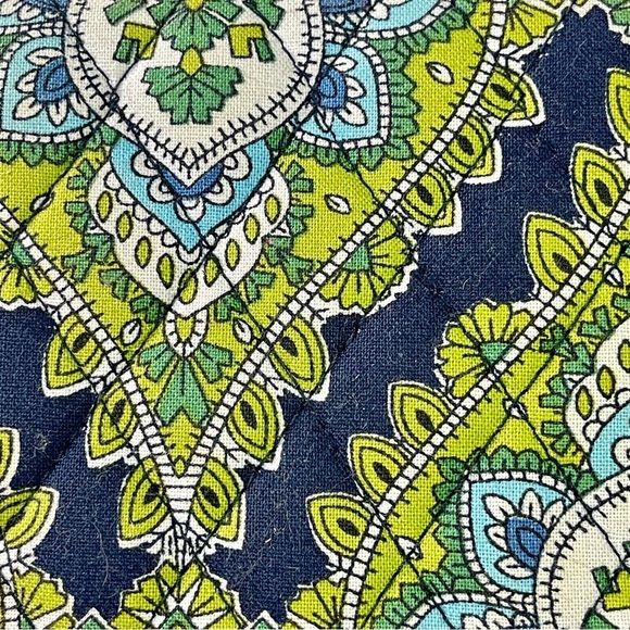 Vera Bradley Sticky Note Holder Box Cambridge Pattern Green Blue Floral - Picture 6 of 6